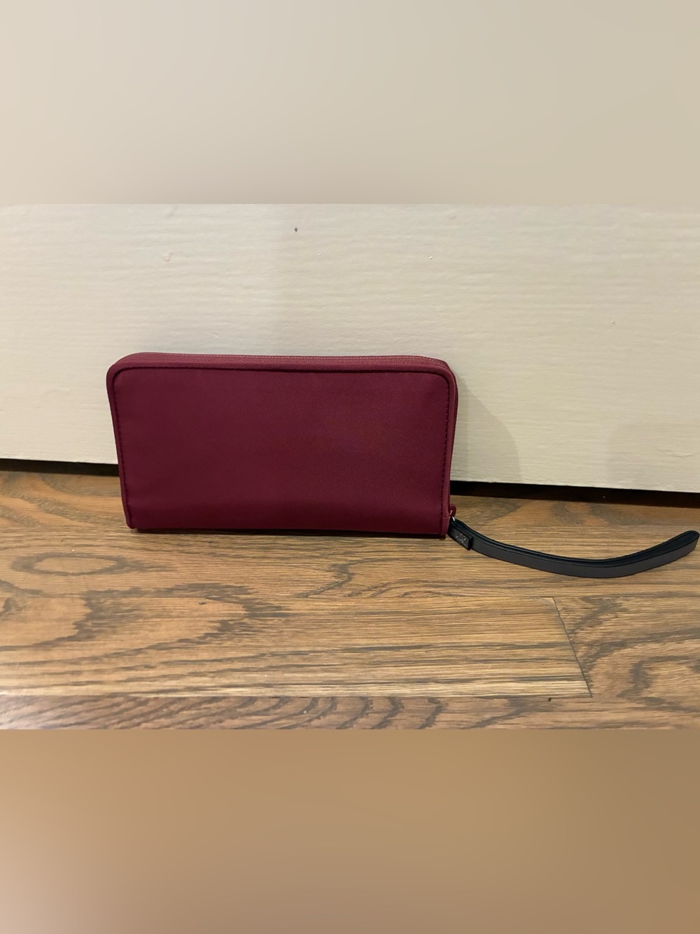 Vera Bradley Burgundy Zip Wristlet